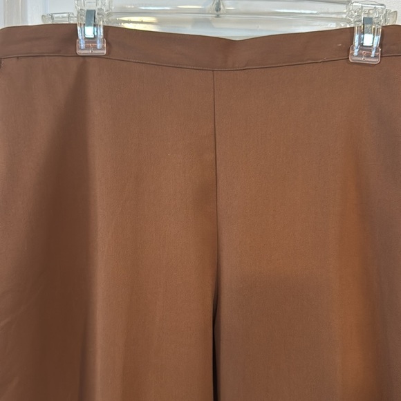 Alfred Dunner 2 pair Classic pull on pants trousers slacks Pink and Brown 18 18W - Picture 9 of 15